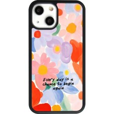 iPhone 13 mini Case Hülle - Silikon schwarz Every day is a chance 2026
