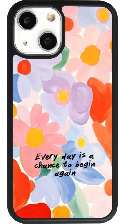 iPhone 13 mini Case Hülle - Silikon schwarz Every day is a chance 2026
