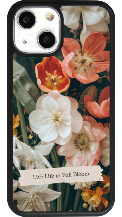 iPhone 13 mini Case Hülle - Silikon schwarz Full Bloom 2026