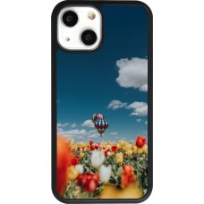 iPhone 13 mini Case Hülle - Silikon schwarz Hot air balloon 2026