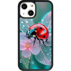 iPhone 13 mini Case Hülle - Silikon schwarz Ladybird in bloom 2026