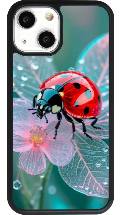 iPhone 13 mini Case Hülle - Silikon schwarz Ladybird in bloom 2026