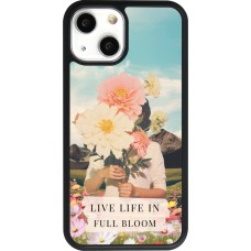 iPhone 13 mini Case Hülle - Silikon schwarz Live life in full moon 2026