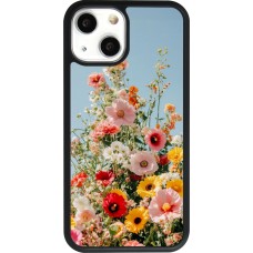 iPhone 13 mini Case Hülle - Silikon schwarz Spring flowers 2026