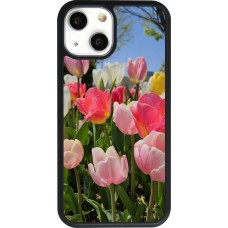 iPhone 13 mini Case Hülle - Silikon schwarz Tulips 2026