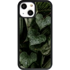 iPhone 13 mini Case Hülle - Silikon schwarz Spring 23 fresh plants