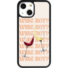 iPhone 13 mini Case Hülle - Silikon schwarz Wine not