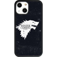 iPhone 13 mini Case Hülle - Silikon schwarz Winter is coming Stark