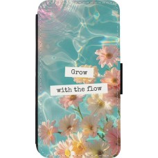 iPhone 13 mini Case Hülle - Wallet schwarz Summer 2025 Grow with the flow