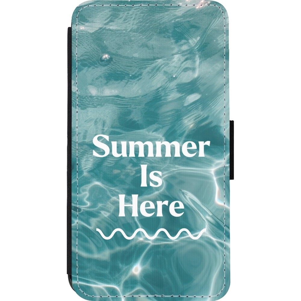 iPhone 13 mini Case Hülle - Wallet schwarz Summer 2025 Summer is here