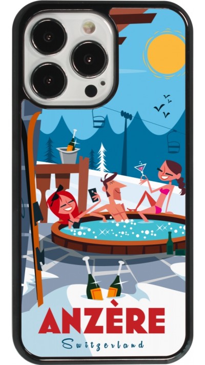 iPhone 13 Pro Case Hülle - Anzère Mountain Jacuzzi