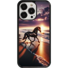 Coque iPhone 13 Pro - Cheval majestueux plage