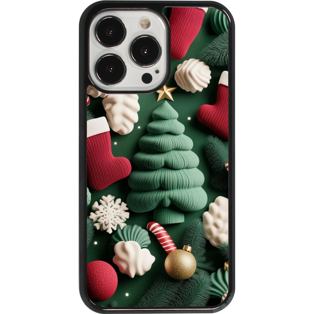 iPhone 13 Pro Case Hülle - Christmas 25 Christmas textiles