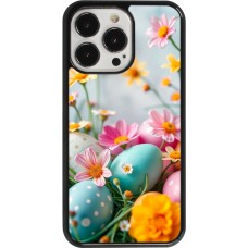 iPhone 13 Pro Case Hülle - Easter 2026 Eggs with flowers