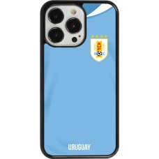 iPhone 13 Pro Case Hülle - Uruguay 2022 personalisierbares Fussballtrikot