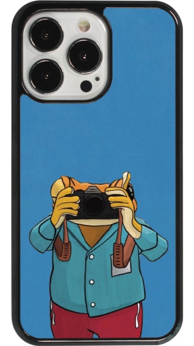 iPhone 13 Pro Case Hülle - Frog with camera DTMF