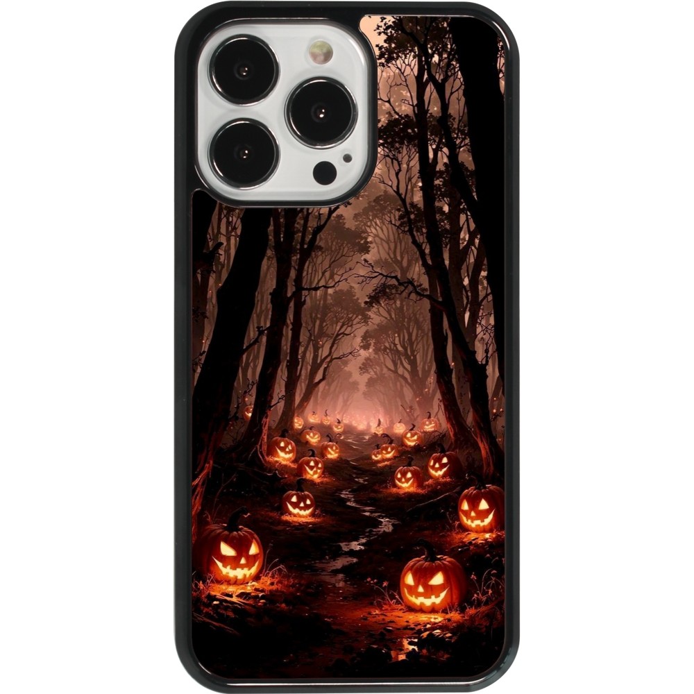 iPhone 13 Pro Case Hülle - Halloween 2025 Road of Terrifying Pumpkins