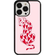 iPhone 13 Pro Case Hülle - Leopard with hearts 2026