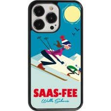 iPhone 13 Pro Case Hülle - Saas-Fee Ski Downhill