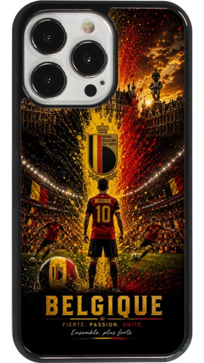 Coque iPhone 13 Pro - Football Belgique splash 2026