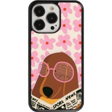 iPhone 13 Pro Case Hülle - Dog with newspaper Spring 2026