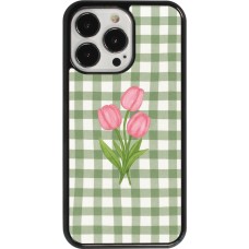 iPhone 13 Pro Case Hülle - Green vichy tulips Spring 2026