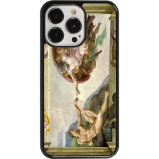 iPhone 13 Pro Case Hülle - Kunstbild - Die Erschaffung Adams - Michelangelo