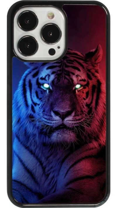 iPhone 13 Pro Case Hülle - Tiger Blue Red