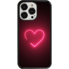 iPhone 13 Pro Case Hülle - Valentine 2023 single neon heart