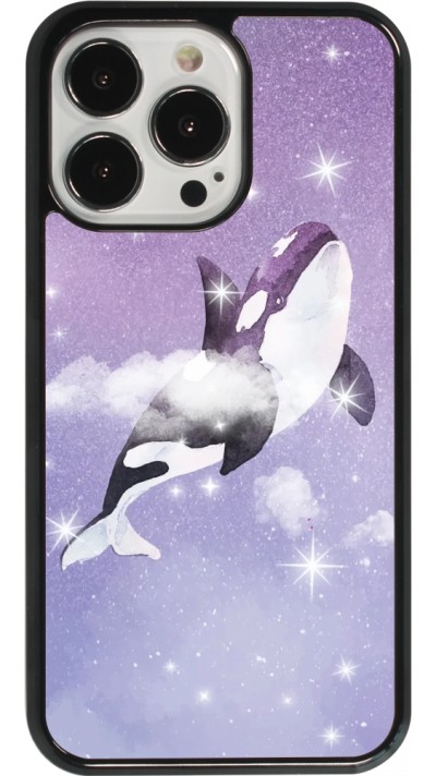 Coque iPhone 13 Pro - Whale in sparking stars Coque iPhone 13 Pro - Whale in sparking stars