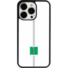 iPhone 13 Pro Case Hülle - Silikon schwarz Kanton SG weiss