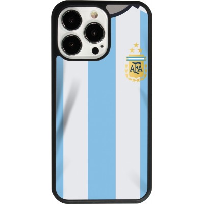 iPhone 13 Pro Case Hülle - Silikon schwarz Argentinien 2022 personalisierbares Fussballtrikot