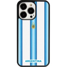 iPhone 13 Pro Case Hülle - Silikon schwarz Argentinien 2026 personalisierbares Fussballtrikot