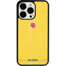 iPhone 13 Pro Case Hülle - Silikon schwarz Kolumbien 2026 personalisierbares Fussballtrikot