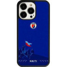 iPhone 13 Pro Case Hülle - Silikon schwarz Haiti 2026 personalisierbares Fussballtrikot