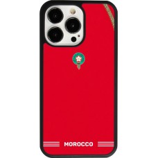 iPhone 13 Pro Case Hülle - Silikon schwarz Marokko 2026 personalisierbares Fussballtrikot