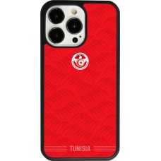 iPhone 13 Pro Case Hülle - Silikon schwarz Tunesien 2026 personalisierbares Fussballtrikot