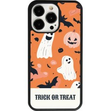 iPhone 13 Pro Case Hülle - Silikon schwarz Halloween 2025 Trick treat