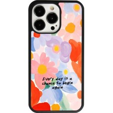 iPhone 13 Pro Case Hülle - Silikon schwarz Every day is a chance Spring 2026
