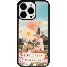 iPhone 13 Pro Case Hülle - Silikon schwarz Live life in full moon Spring 2026