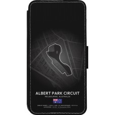 iPhone 13 Pro Case Hülle - Wallet schwarz F1 Track 2025 Melbourne