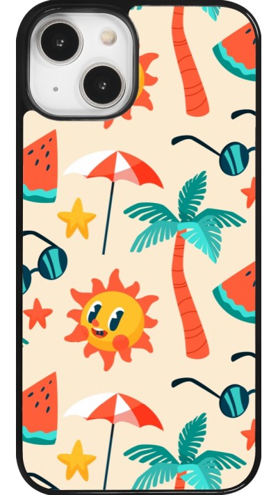 iPhone 14 Case Hülle - Summer 2025 Pattern soleil