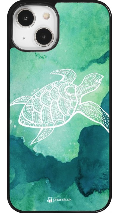 iPhone 14 Case Hülle - Turtle Aztec Watercolor