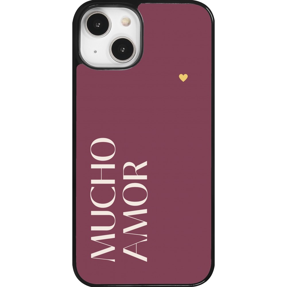 iPhone 14 Case Hülle - Valentine 2024 mucho amor rosado