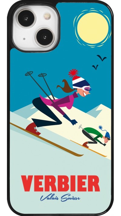 iPhone 14 Case Hülle - Verbier Ski Downhill