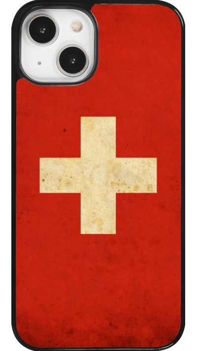 iPhone 14 Case Hülle - Vintage Flag SWISS