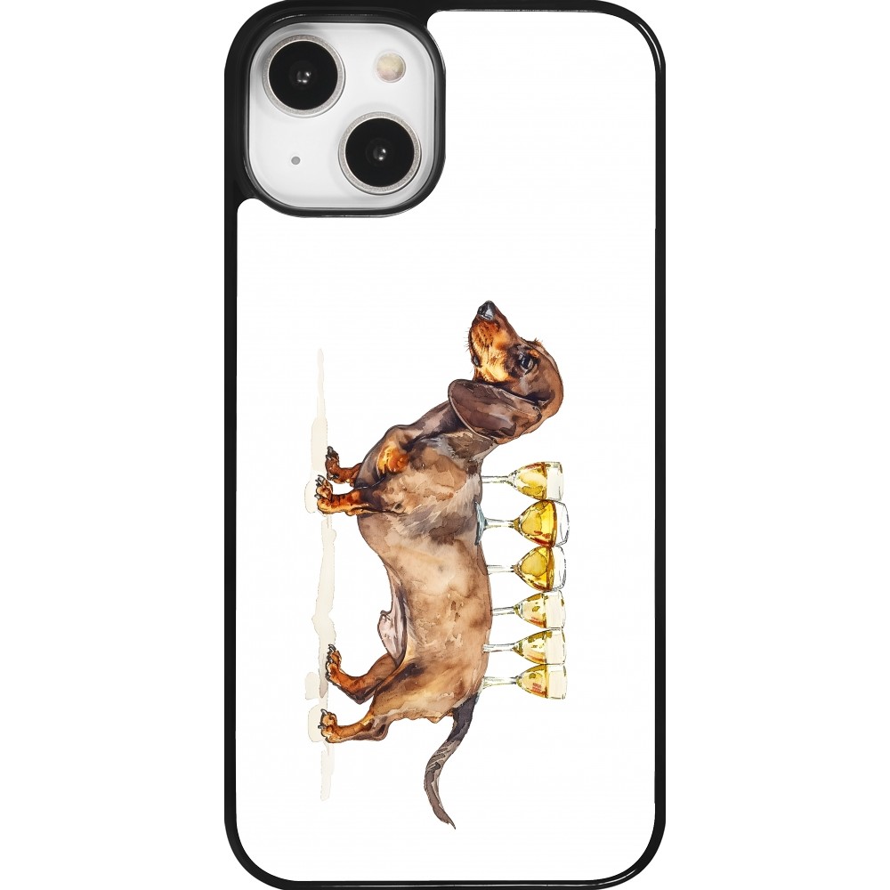 iPhone 14 Case Hülle - Wine Teckel