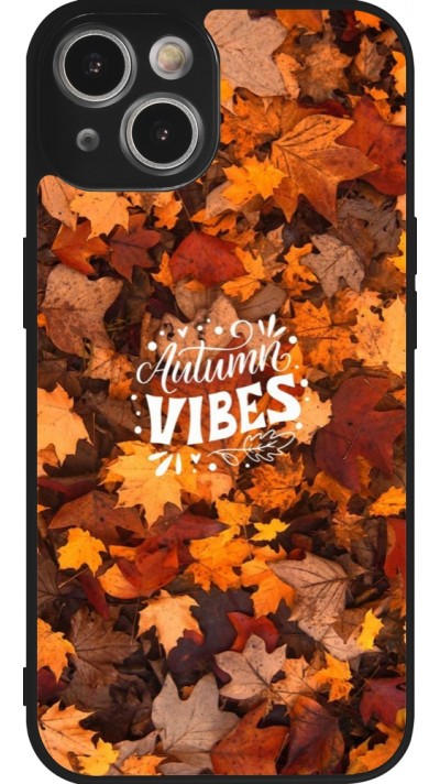 iPhone 14 Case Hülle - Silikon schwarz Autumn 25 Autumn vibes