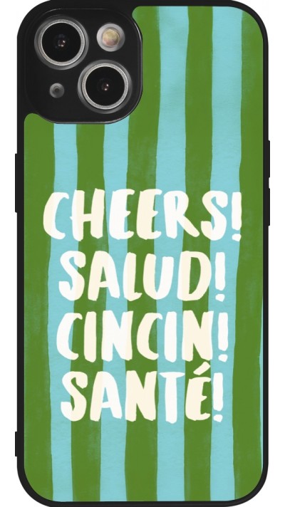 iPhone 14 Case Hülle - Silikon schwarz Cheers 2026