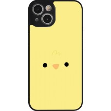 iPhone 14 Case Hülle - Silikon schwarz Easter 2026 Little chicken